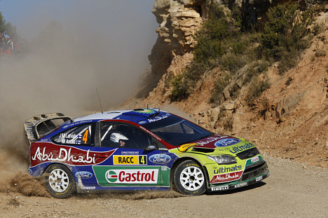 Jari Matti Latvala I Ford Focus WRC.